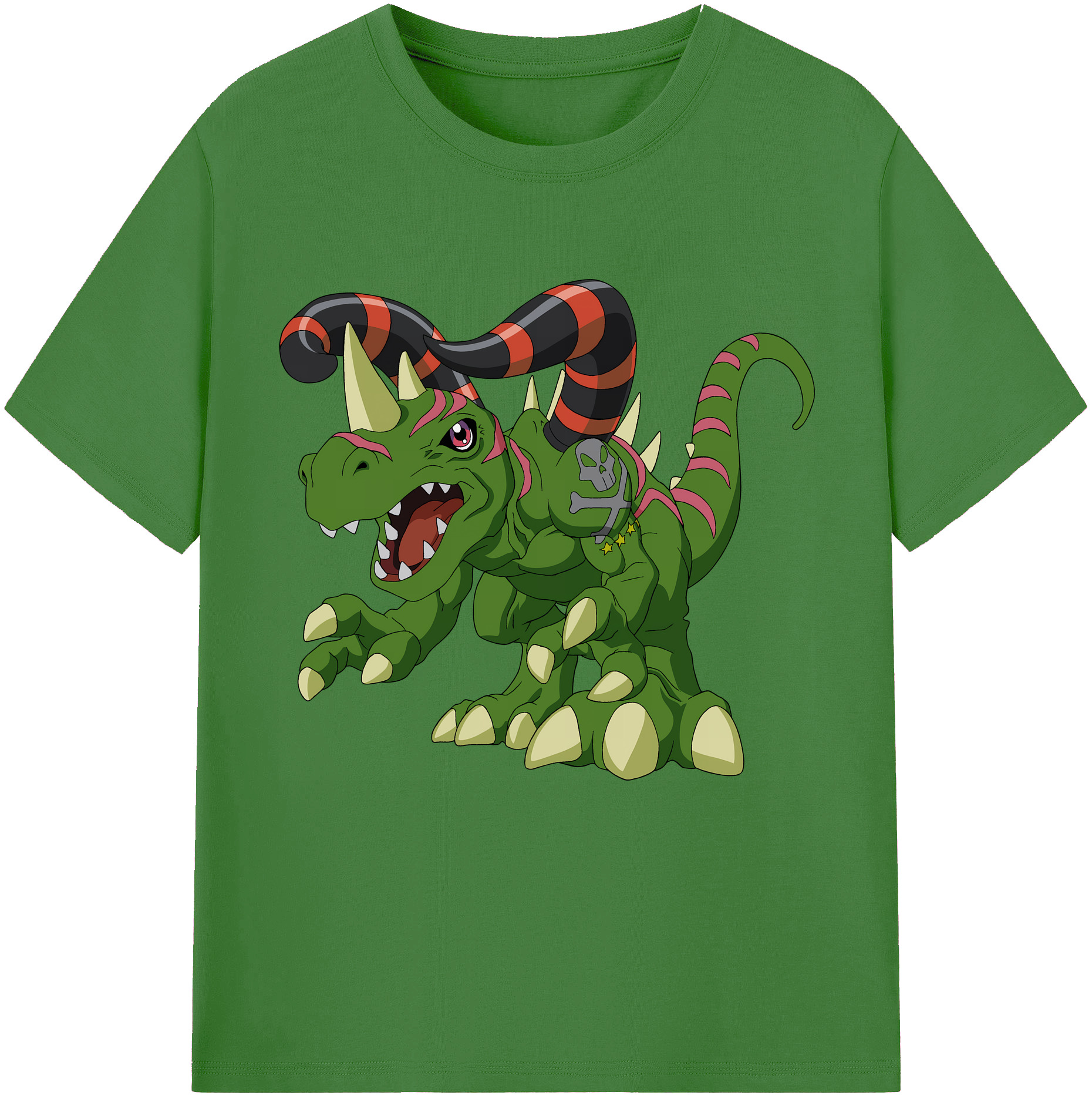 （画像用） Digimon デジタルモンスター/デジモン レディースカジュアルプリントTシャツ（綿100％）